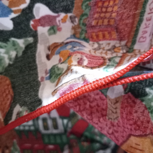 Vintage Holiday Entertaining Bardwil Linens Christmas Holiday Oblong Tablecloth - Picture 8 of 11